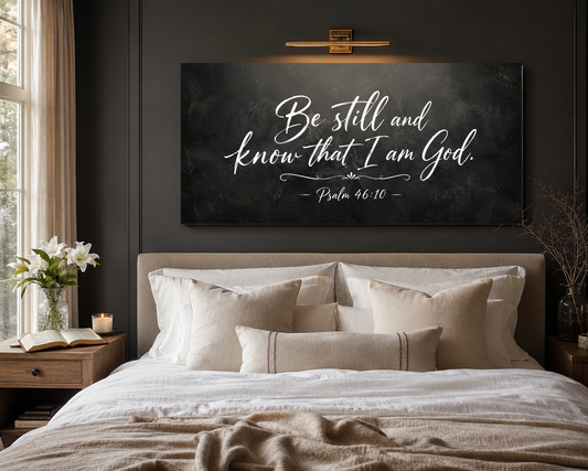Modern Neutral Christian canvas room mockup