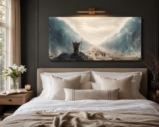 Modern Neutral Christian canvas room mockup