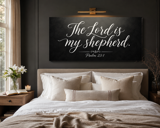 Modern Neutral Christian canvas room mockup