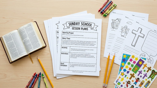 Sunday School curriculum bundle lesson plans preview